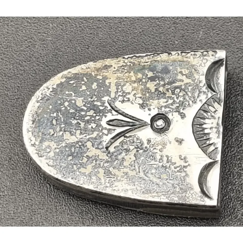 Vintage Navajo Bernice Bonney Sterling Silver 4pc Ranger Buckle Set Unmounted